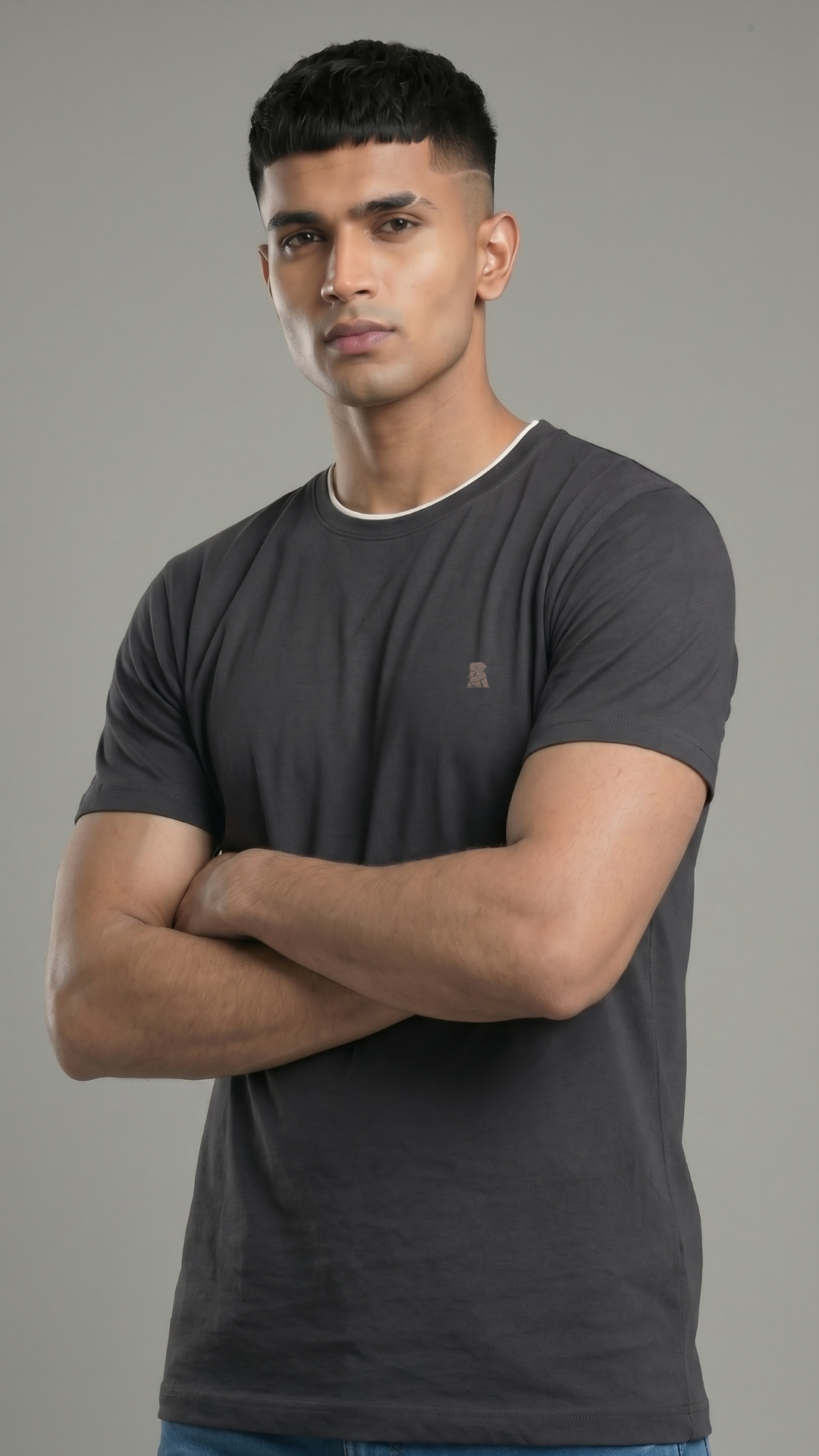 Men’s Plain Round Neck - Image 3