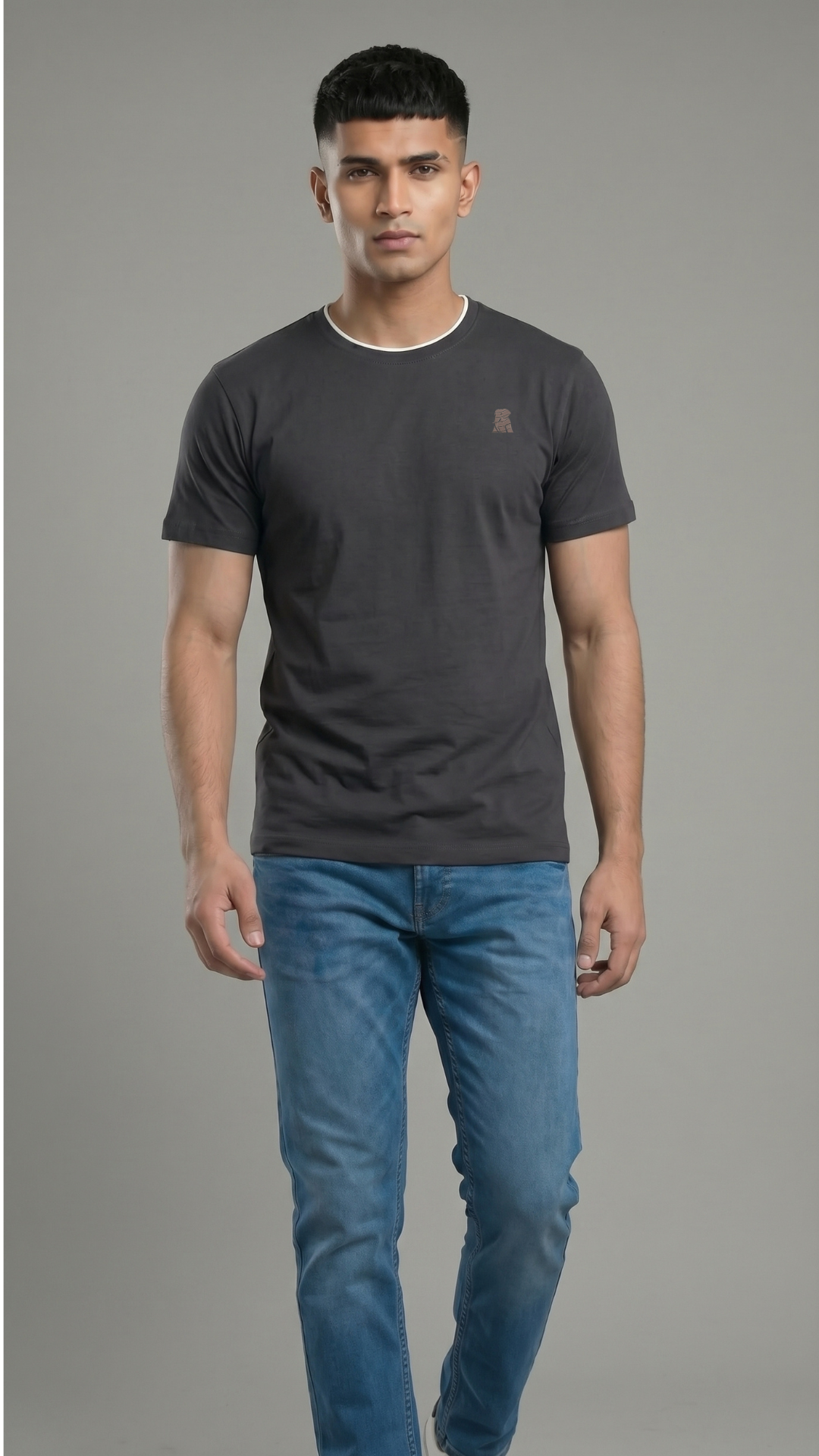 Men’s Plain Round Neck - Image 4