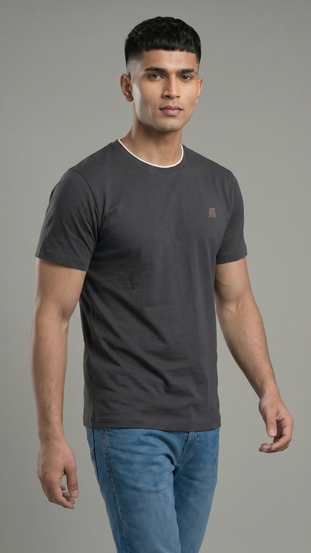Men’s Plain Round Neck - Image 5