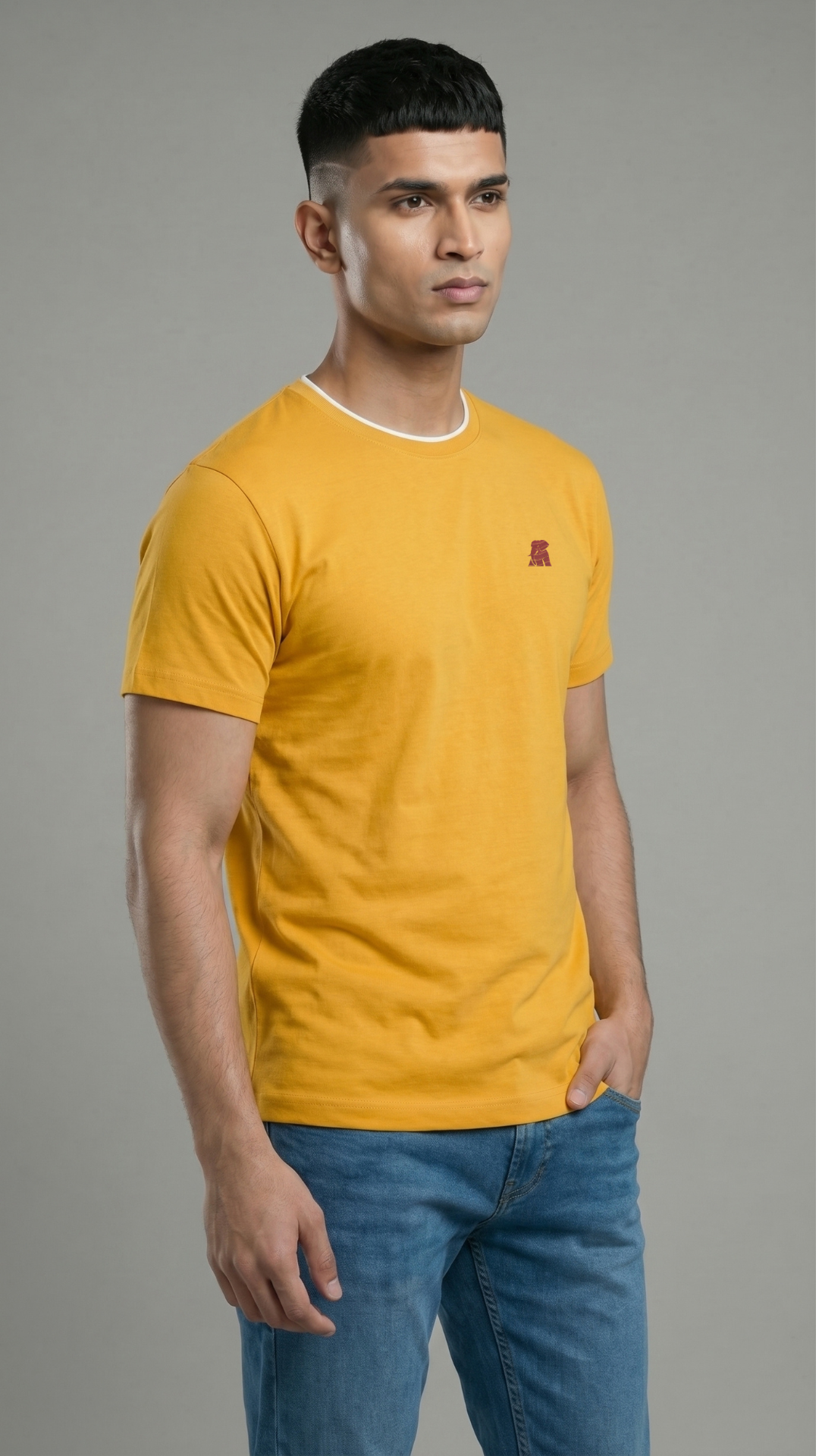 Men’s Plain Round Neck - Image 5