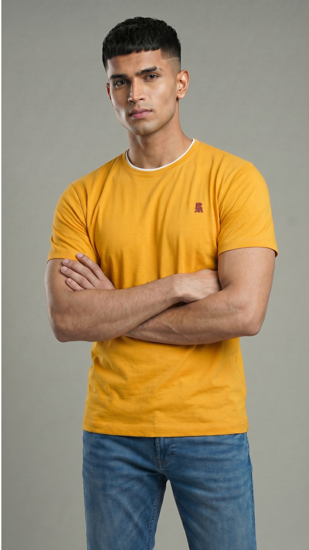 Men’s Plain Round Neck - Image 4