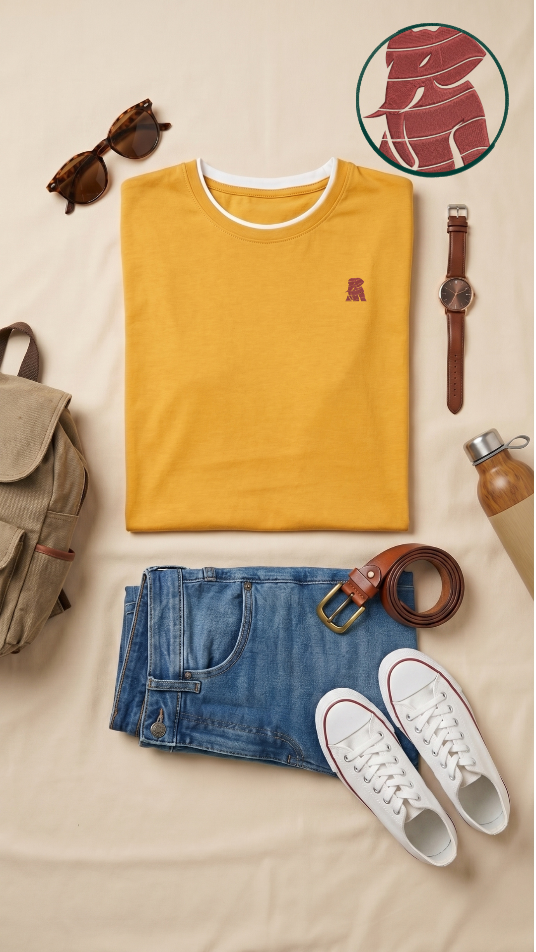 Men’s Plain Round Neck - Image 3