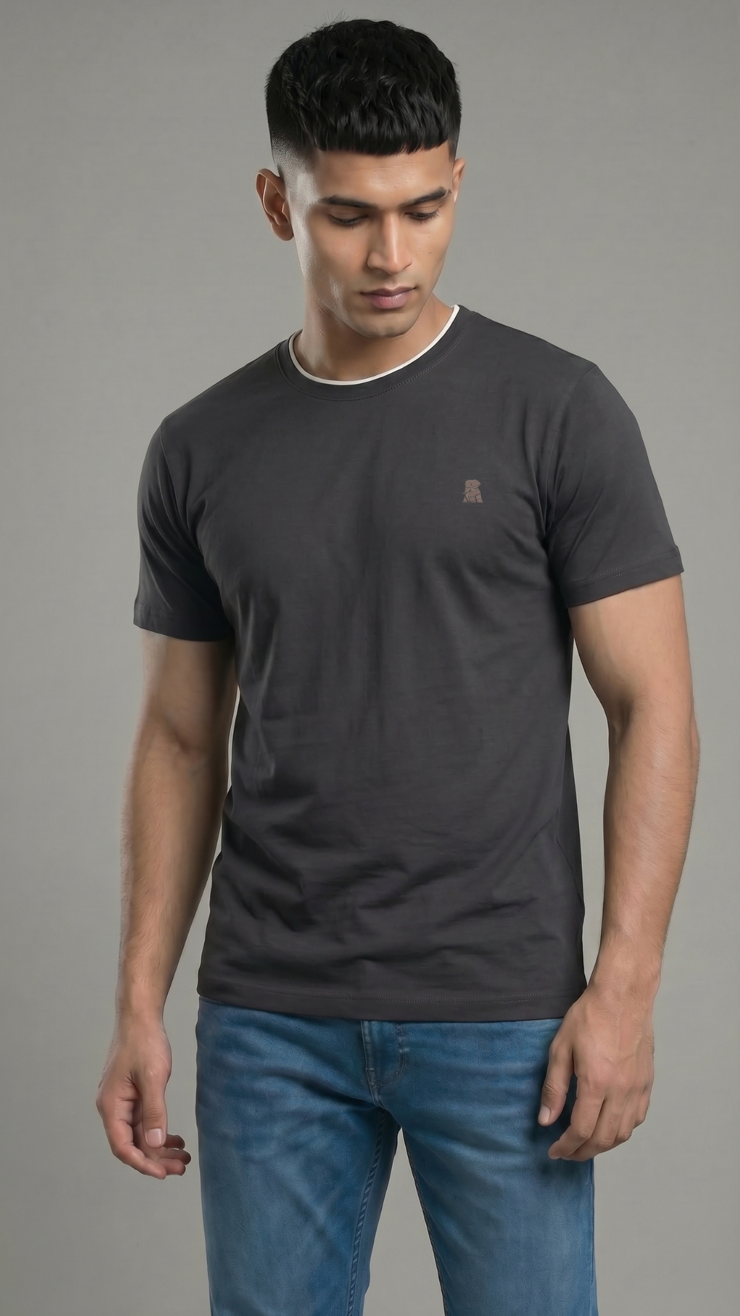 Men’s Plain Round Neck - Image 8