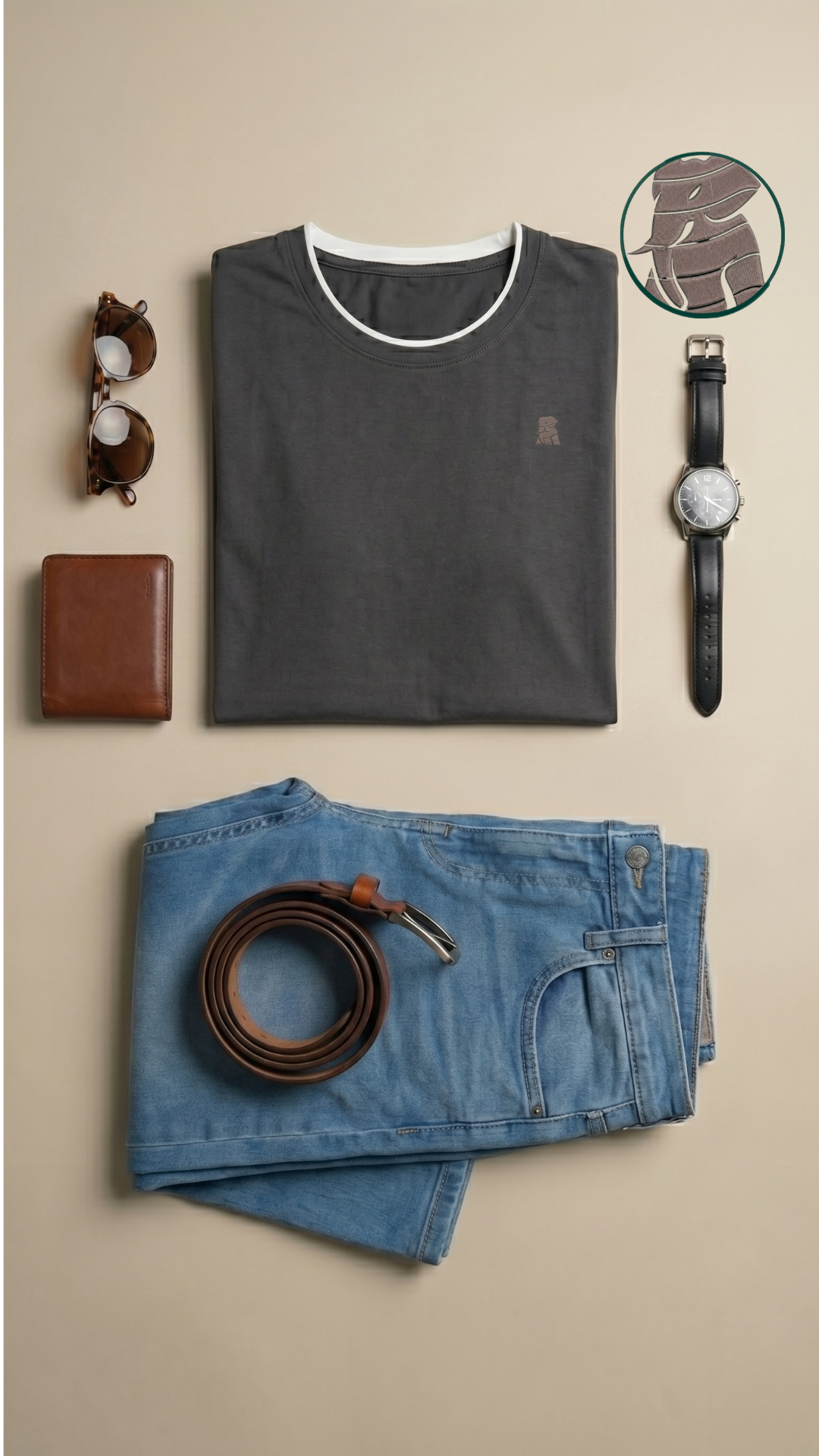Men’s Plain Round Neck - Image 9
