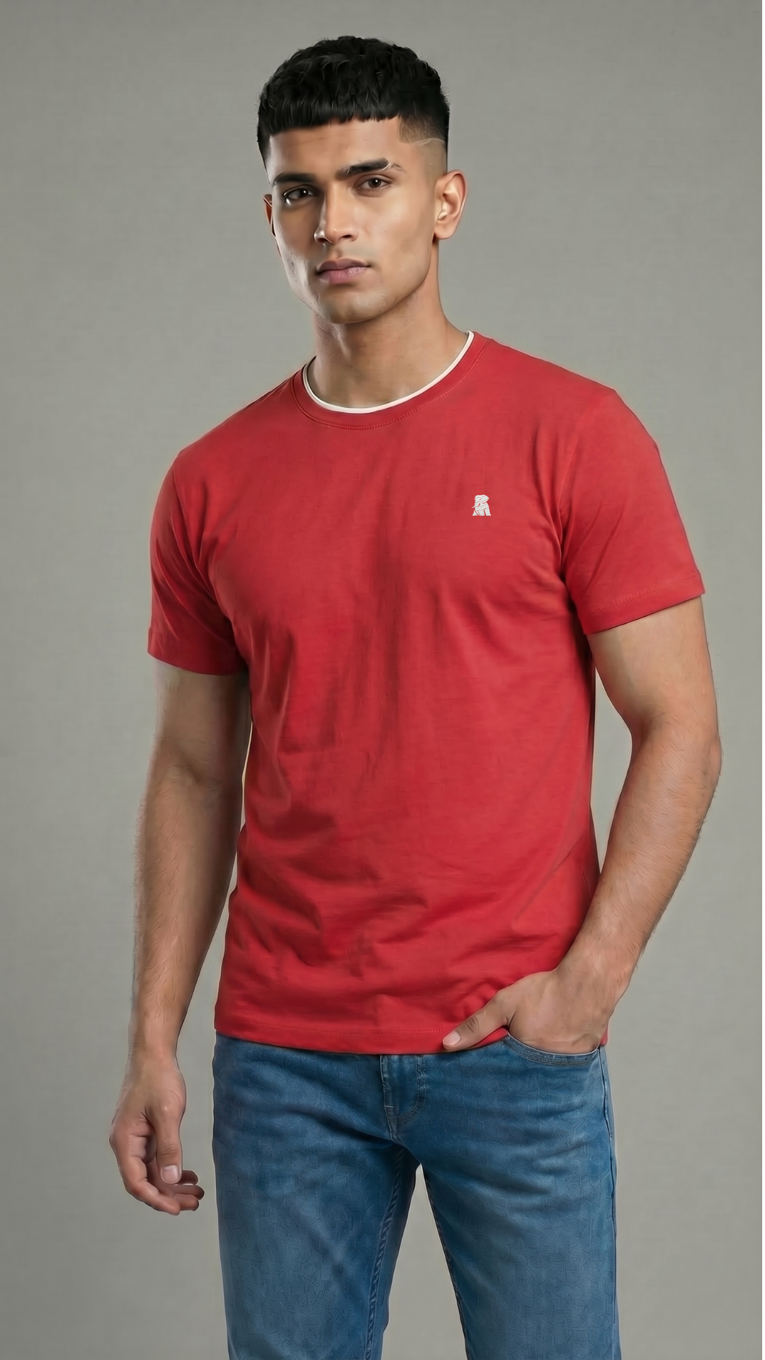 Men’s Plain Round Neck