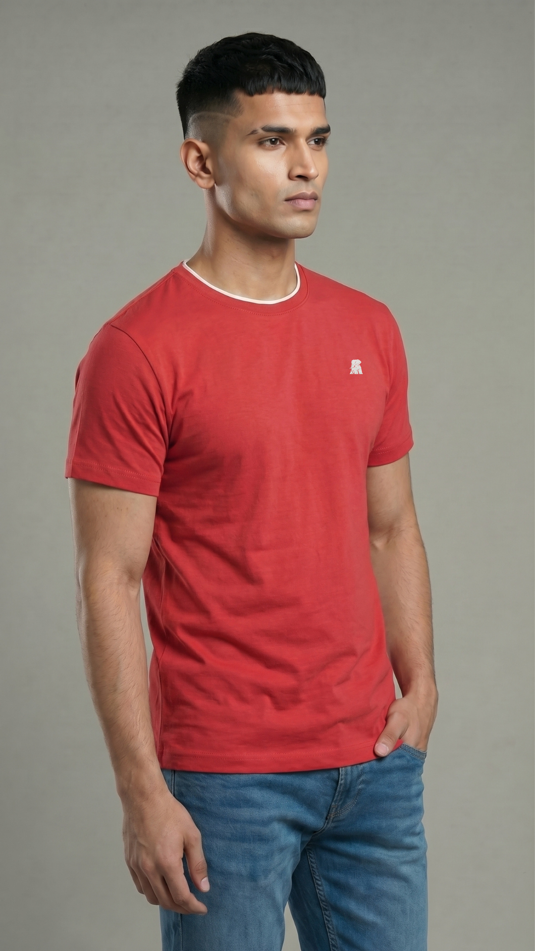Men’s Plain Round Neck - Image 4