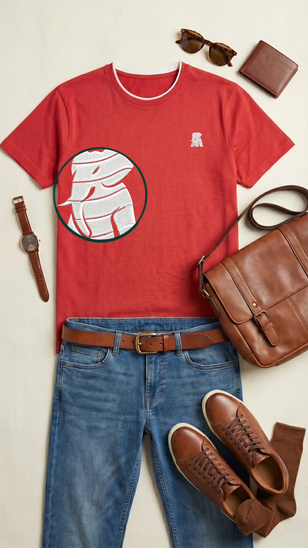 Men’s Plain Round Neck - Image 3